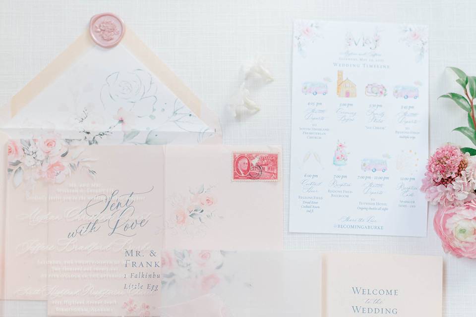 Frosted Acrylic Invite