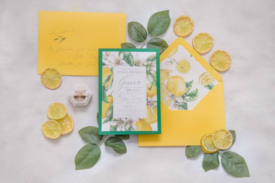 Lemon Bridal Shower