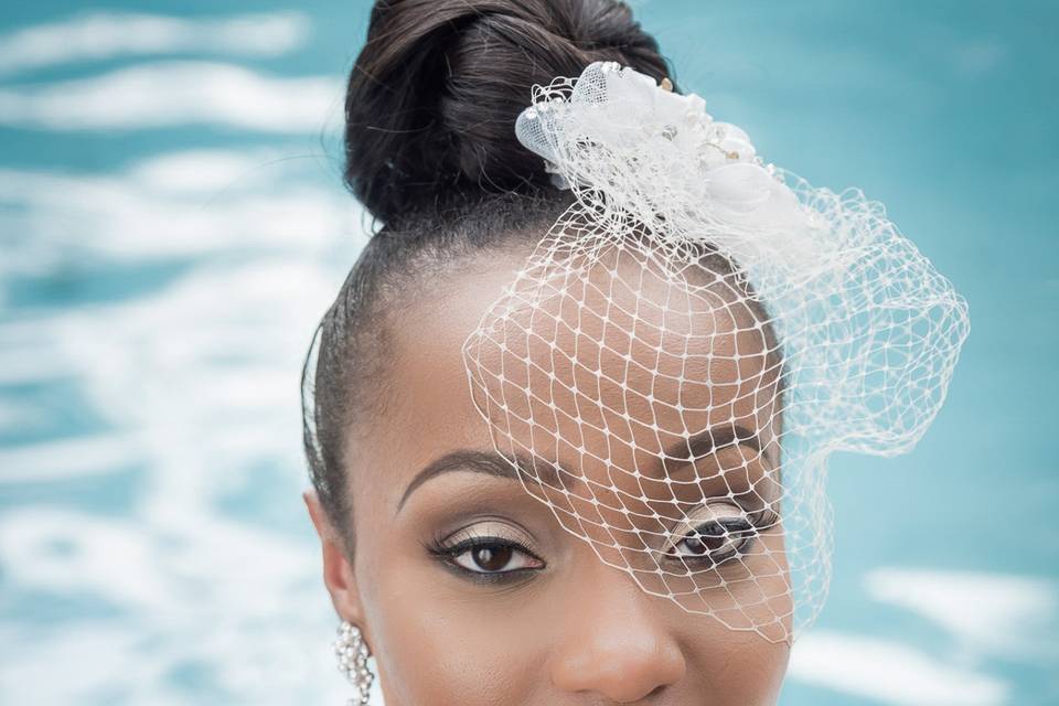 Bridal session at The Fort Worth Water Gardens !