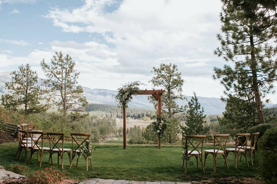 Rustic Mountain wedding