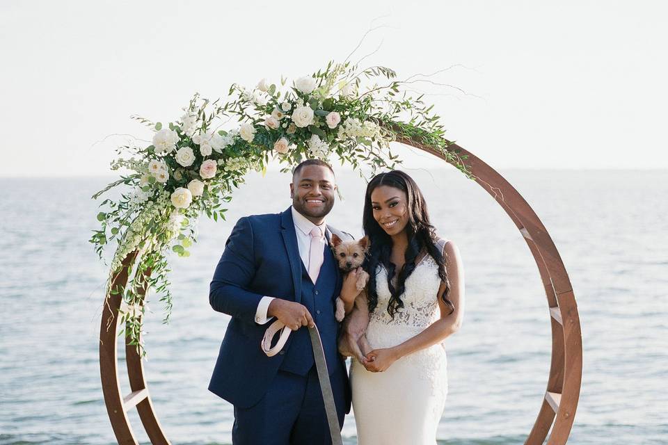 Bride and groom