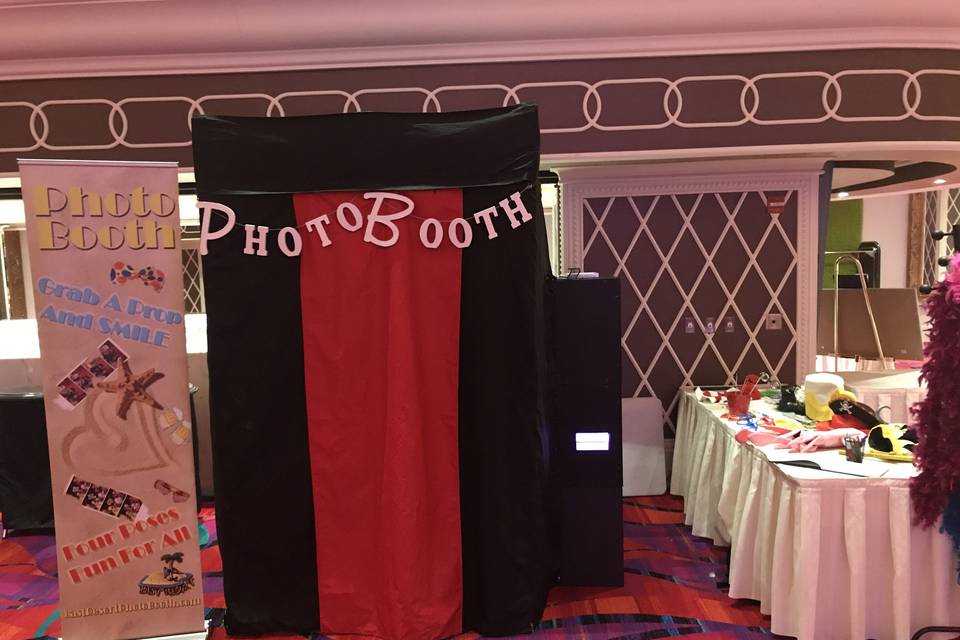 Photo booth setup