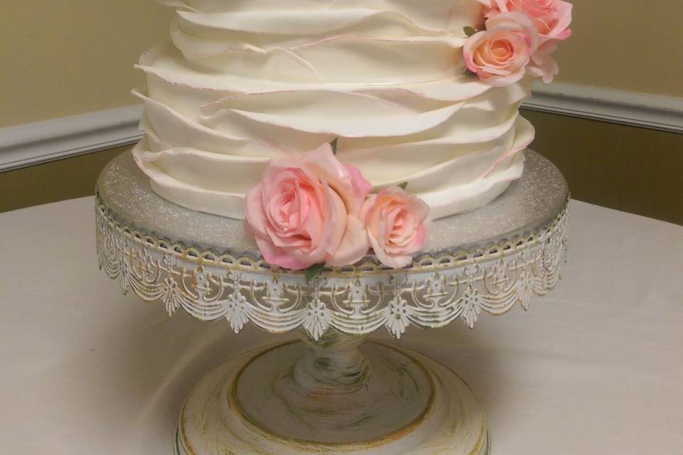 Two-Tier Round Wedding Cakes — Shop Provo Bakery