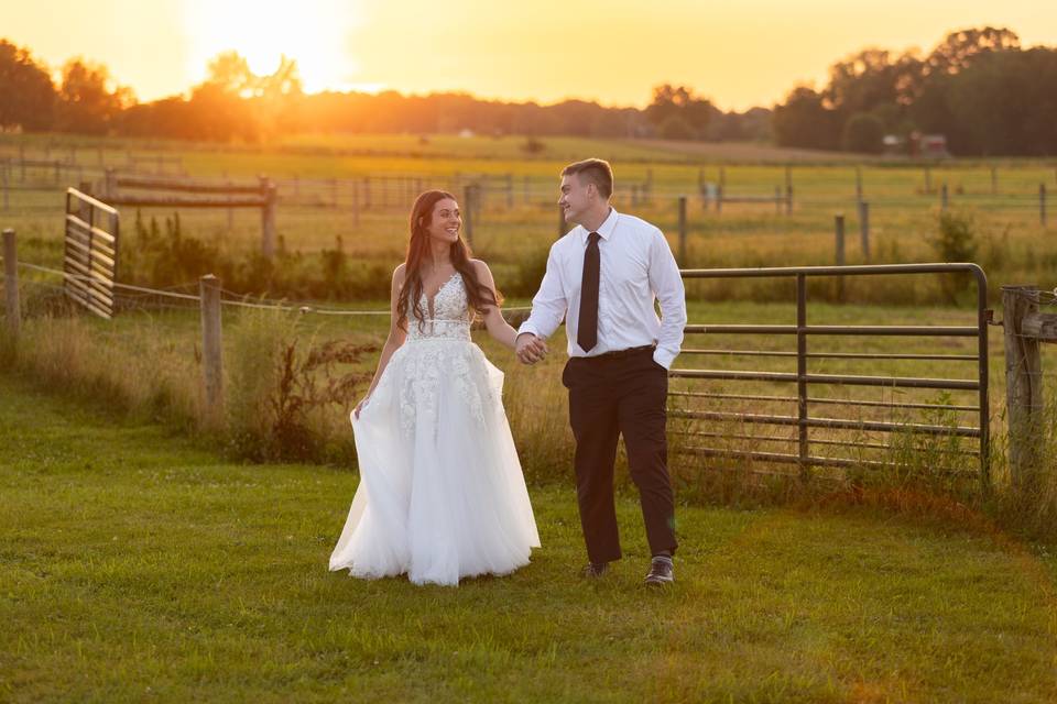 Sunset stroll