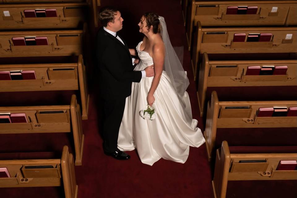 The happy couple