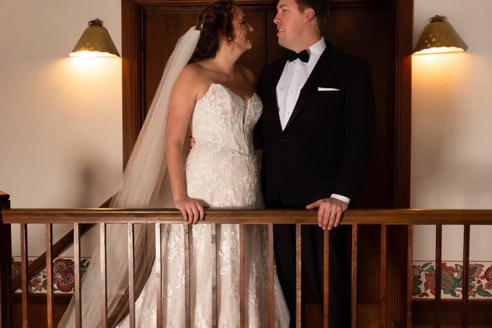 At the reception