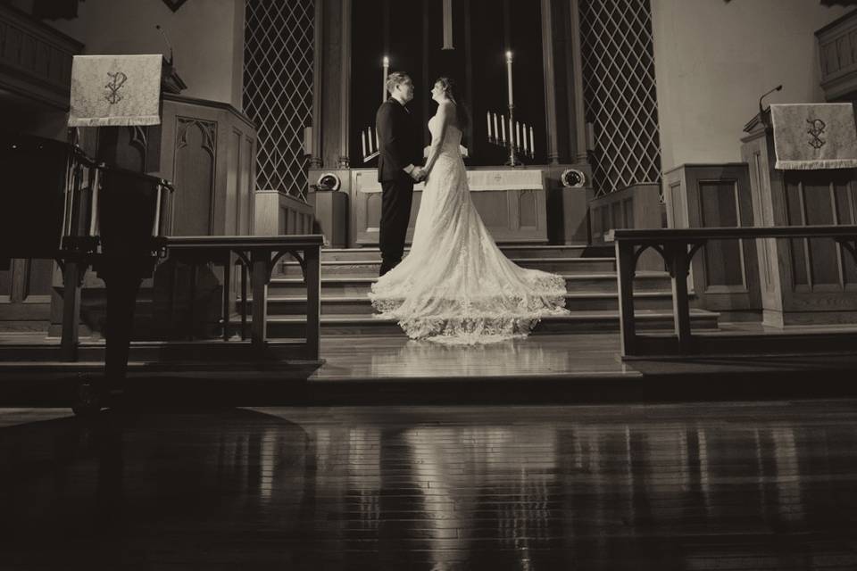 At the alter together