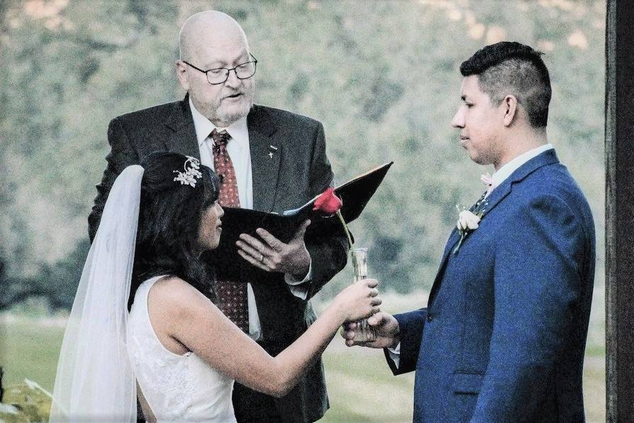 A Rose Ceremony Wedding