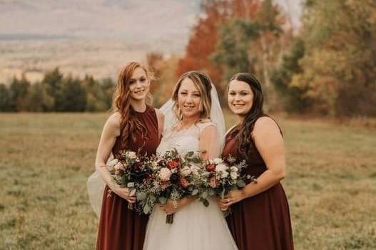 Marissa and her bridesmaids