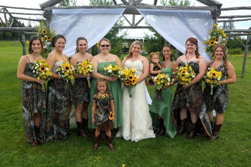 Ally and her Bridesmaids