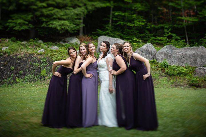 Ashley and her Bridesmaids