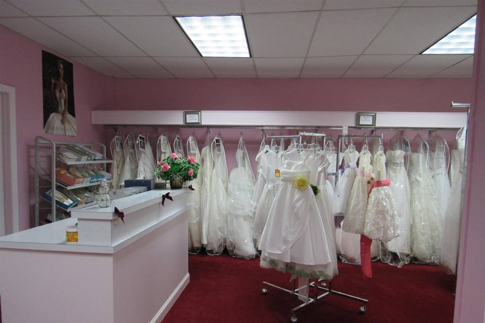 Wedding Gowns and Flower Girls