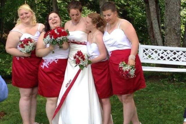 Bridget and her Bridesmaids