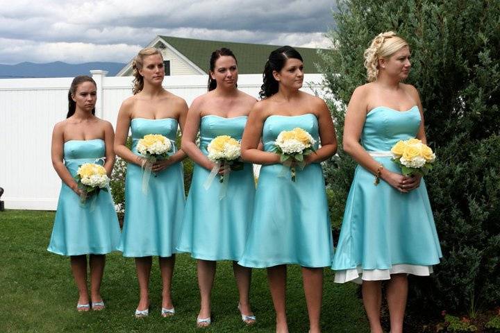 Cone Wedding Bridesmaids