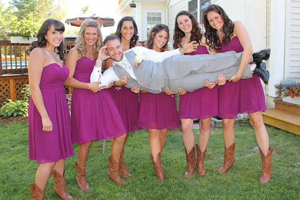 Erik and Bridesmaids