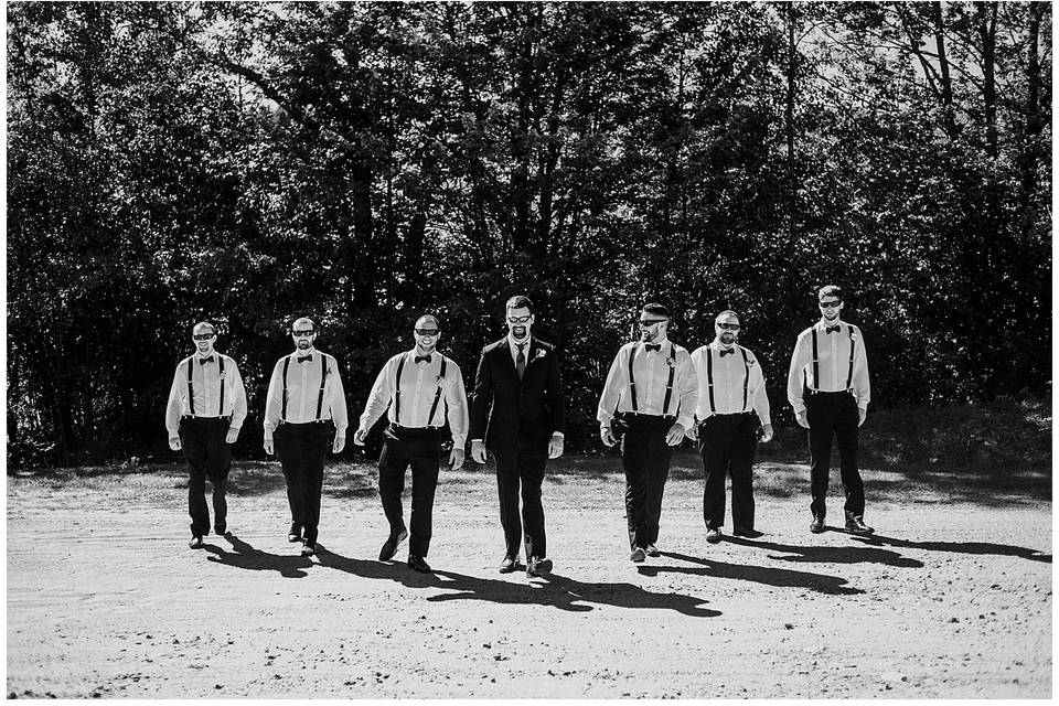 Ransom and his Groomsmen