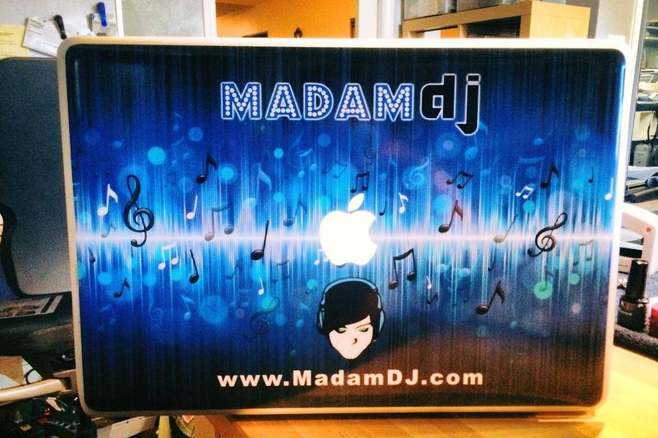 We use Apple MacBooks to run our DJ software