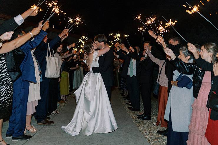 Wedding Sparkler Exit