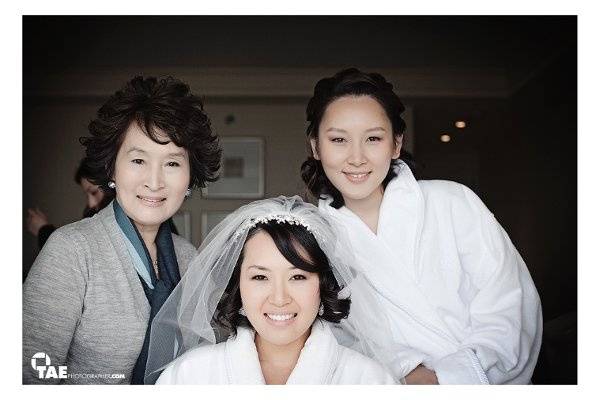 Makeup/Airbrush on Bride & Sister: Jane
Hair on All: Adriana
Photo: Daniel Son of Tae Photography