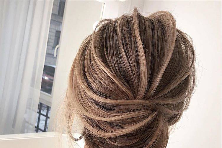 Bridal updo