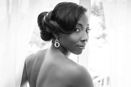 Bridal closeup