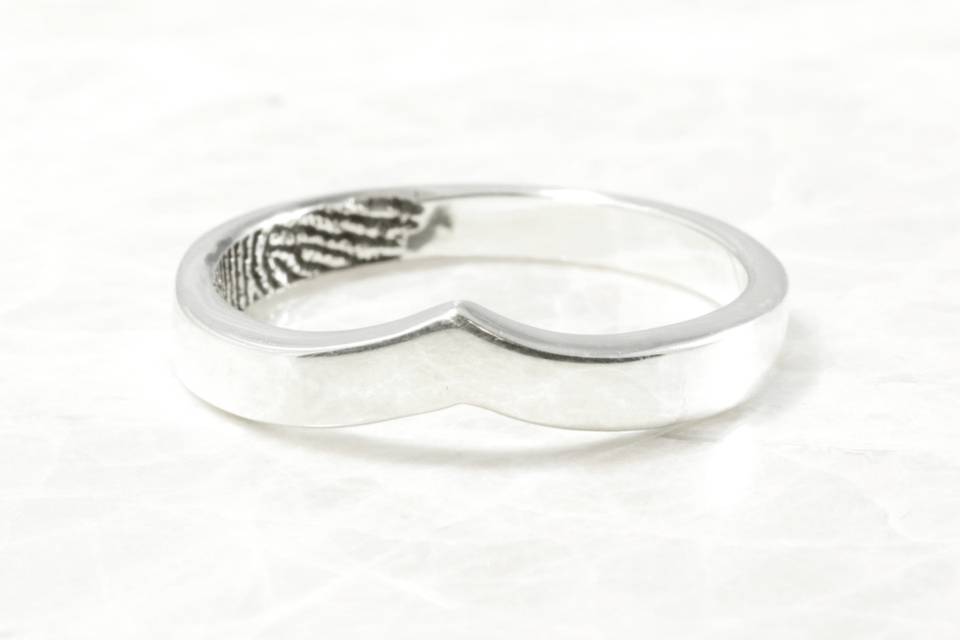 Shaped ring by Brent&Jess
