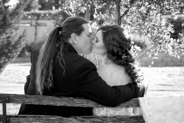 Couple kissing