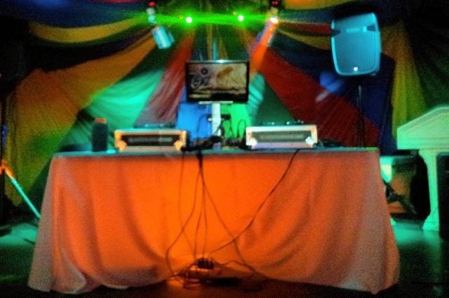 DJ area