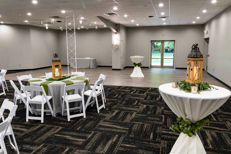 Event space with dance floor