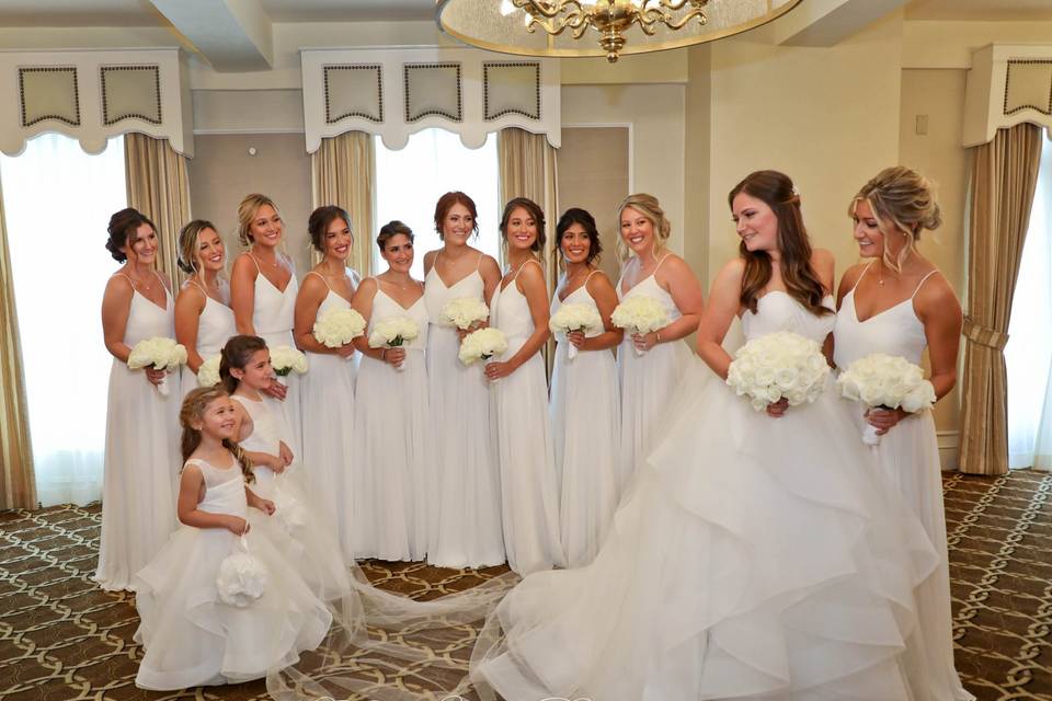 Bridal Party | makeup by Donna