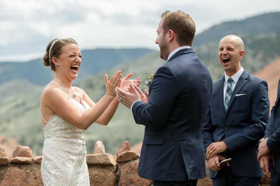 Beautiful outdoor wedding