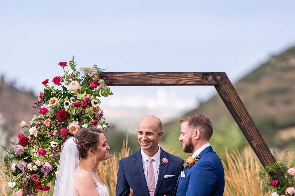 Outdoor wedding