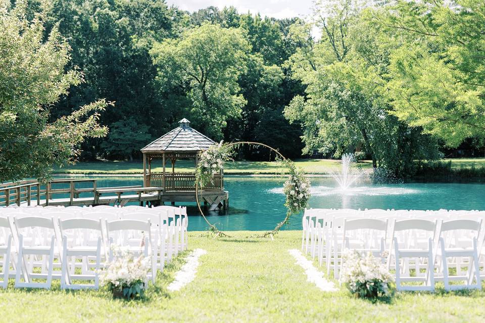 Lakeside ceremony