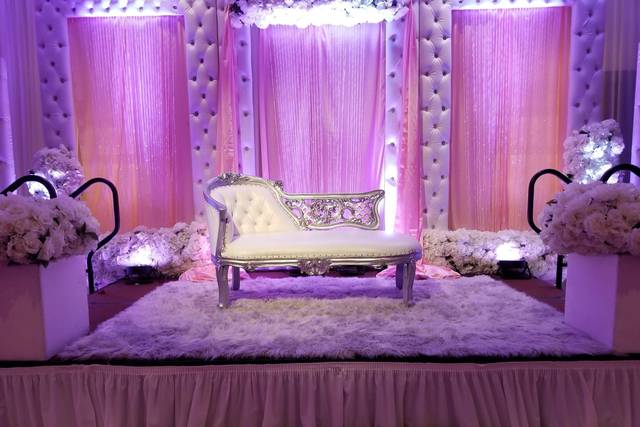 Lighting and setup on stage