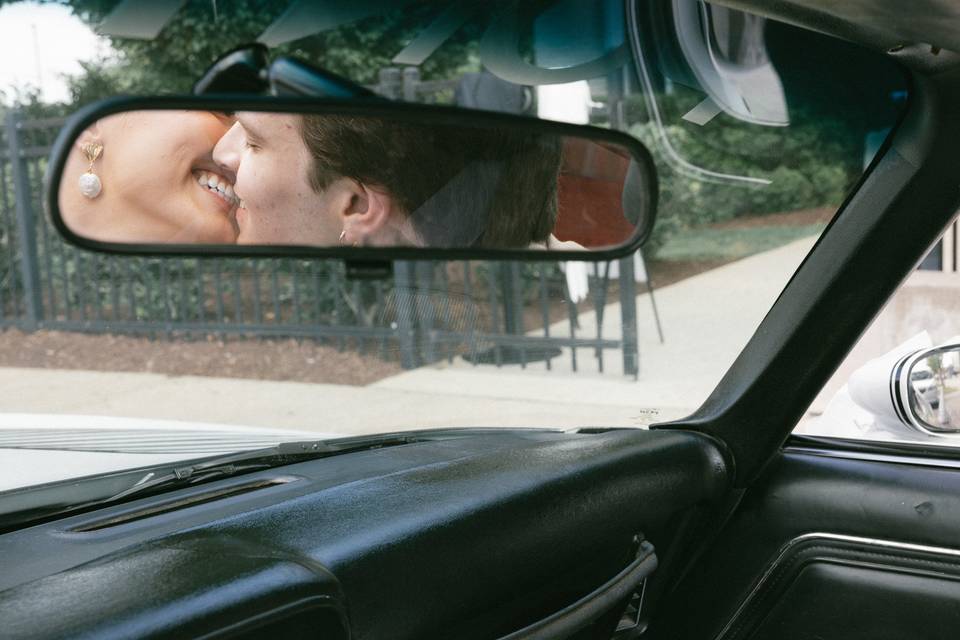 Rearview kiss