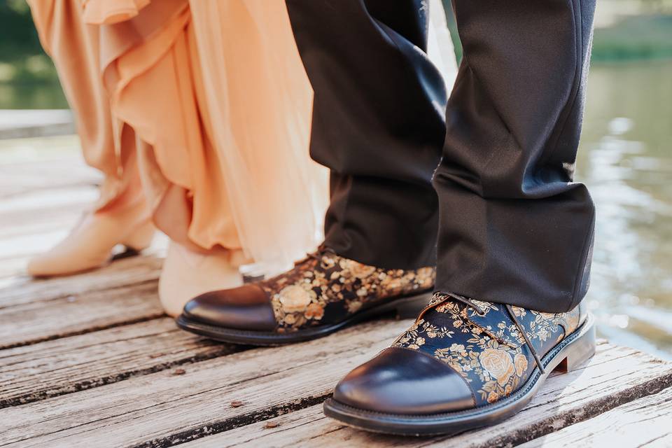 Wedding day shoes