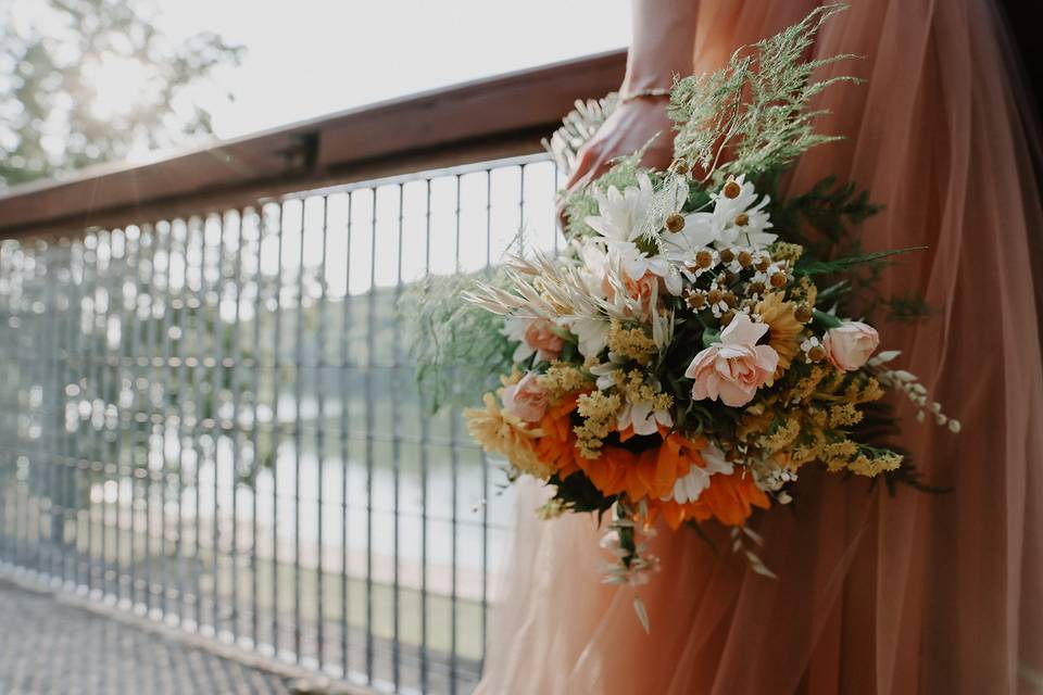 Wedding day florals