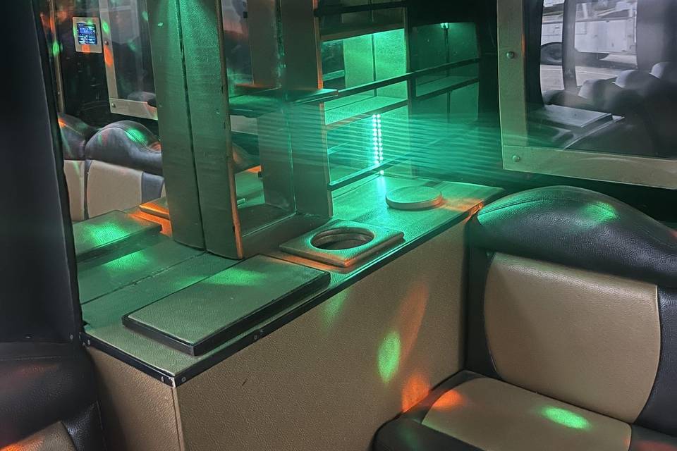 15 seater bus interior