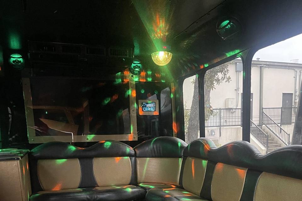 15 seater bus interior