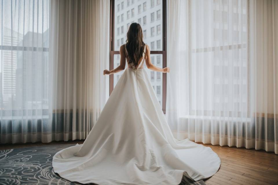 Bride in Guestroom