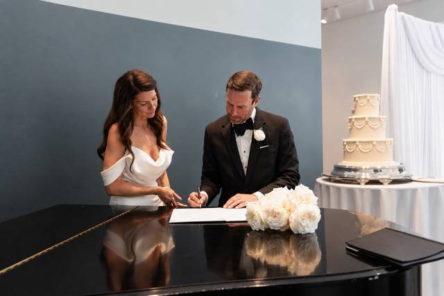 Signing the Marriage License