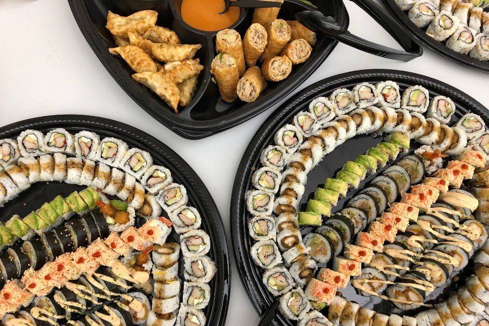 Customizable Sushi Platter and Appetizer Platter