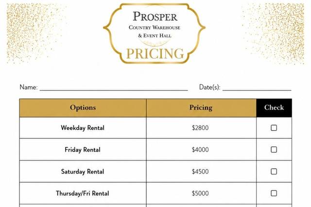 Pricing