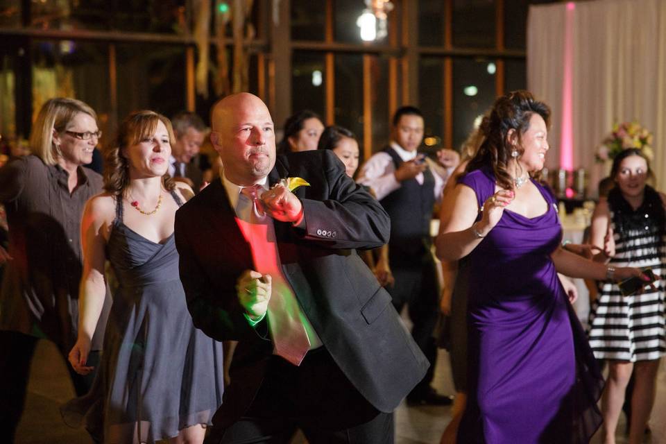 Even the officiant danced!