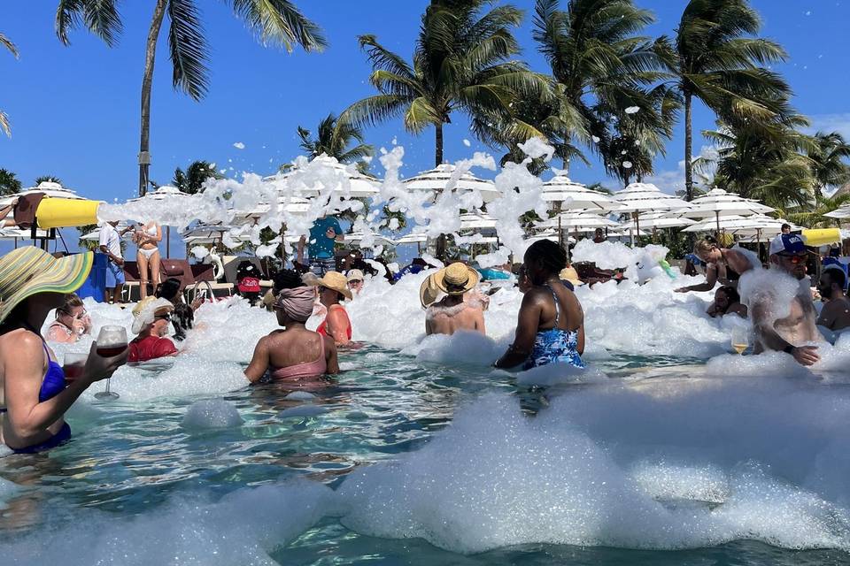 Resort foam party