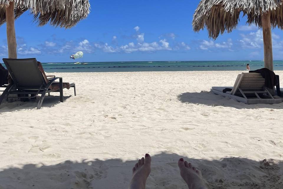 Resort beach views
