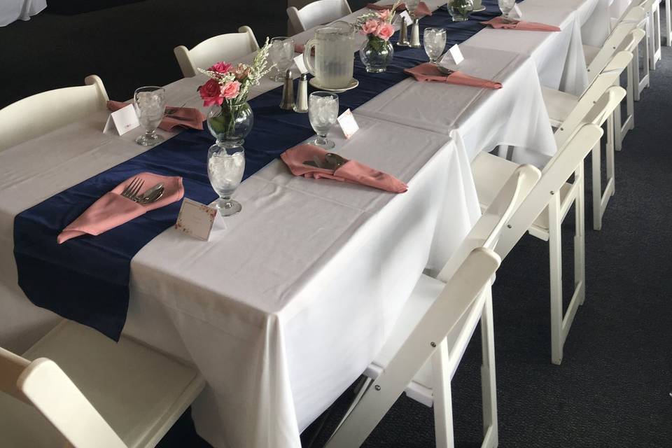 Reception in Main DIning