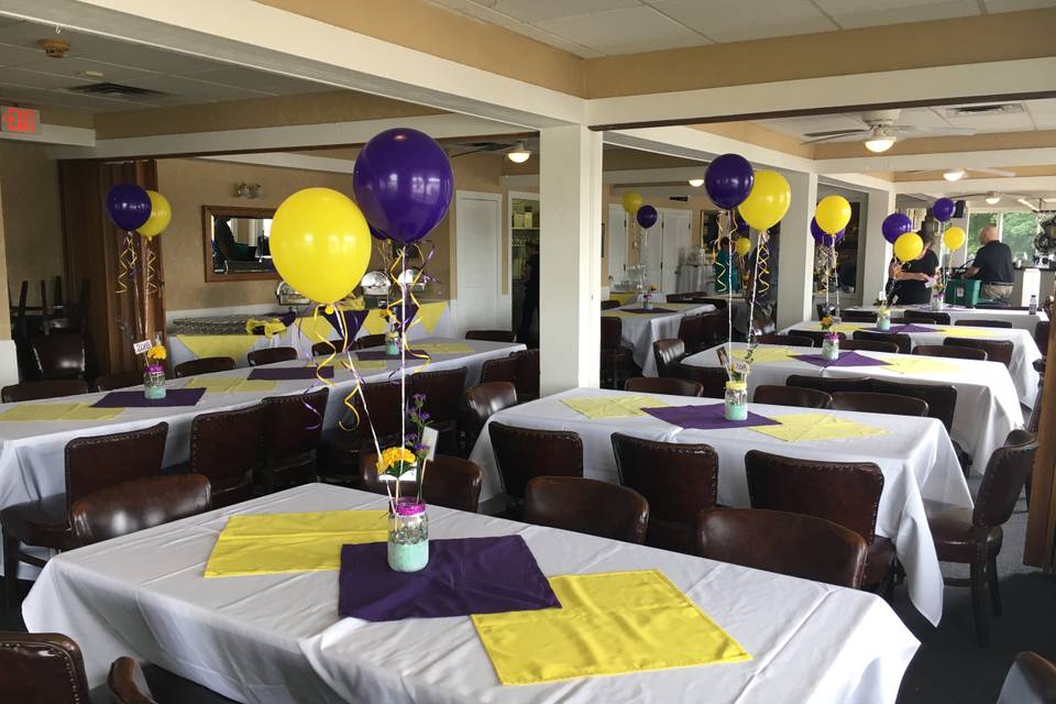 Reception in Main DIning