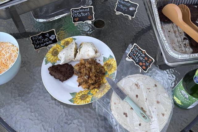 Breakfast Burrito Plate