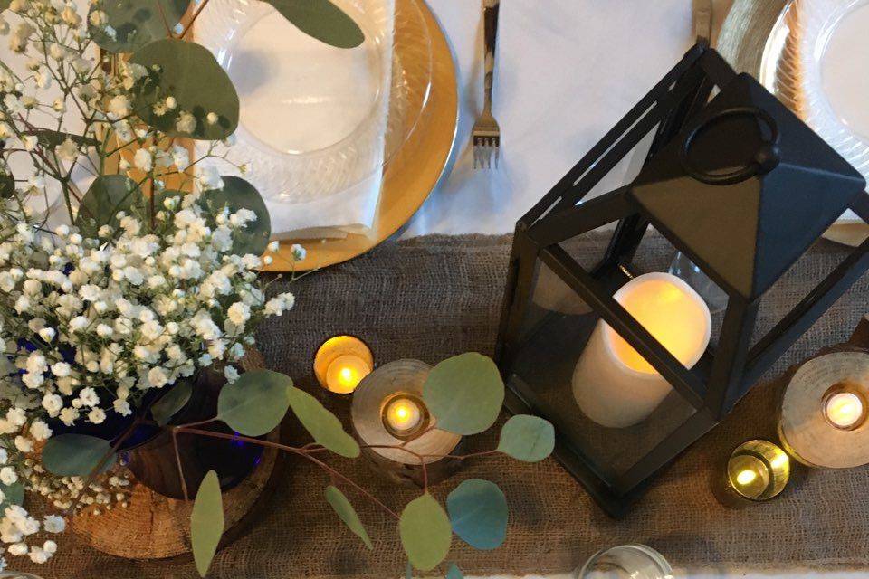 Table setting and decor